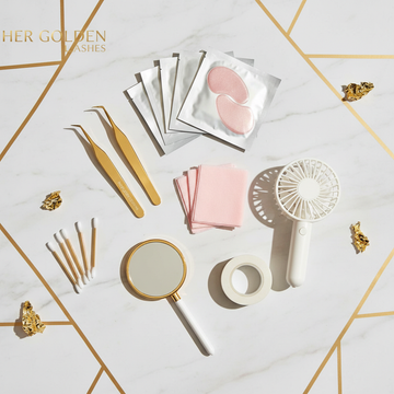 Her Golden Lashes - Accessories Square Image